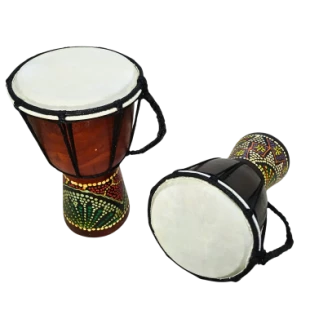 Tambor Djembe de Madeira Pequeno