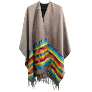 Poncho Aberto Lakota Areia