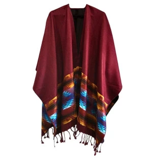Poncho Aberto Lakota Vinho