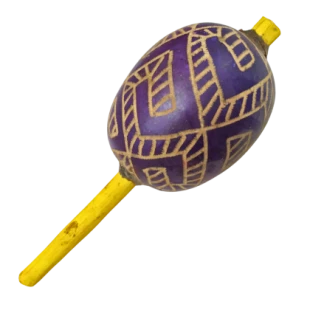 Maracá Karajá | Instrumento Xamânico | Chocalho Indígena Grande