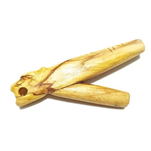 Kuripe de Palo Santo Jaguar | Aplicador para Rapé | Auto Aplicador de Rapé