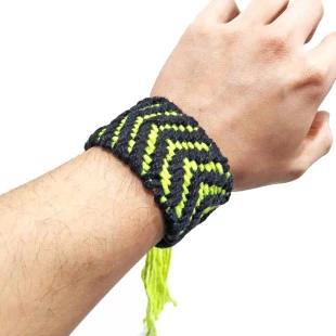 Pulseira Kaxinawá  Tecelagem | Arte Indigena | Acessório Xamanico