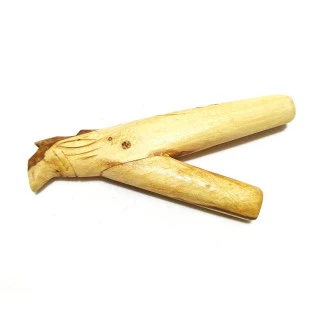 Kuripe Aplicador para Rapé | Auto aplicador de madeira Palo Santo