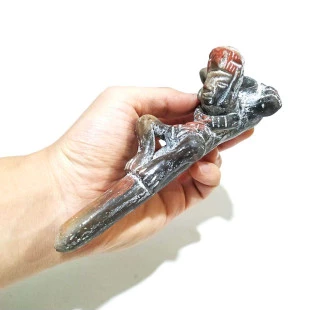 Cachimbo Mexicano Teotihuácan | Cachimbo Artesanal de Cerâmica 