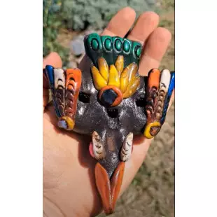 Apito Xamânico de Águia Teotihuacan | Ritual e Meditação | Som Ritualístico | Instrumento Ritual Ancestral