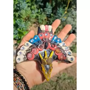 Apito Xamânico de Águia Teotihuacan | Ritual e Meditação | Som Ritualístico | Instrumento Ritual Ancestral