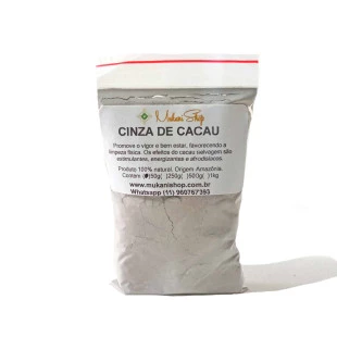Cinza de Cacau para Feitio de Rapé | Cinzas Cacau Pura para Rapé