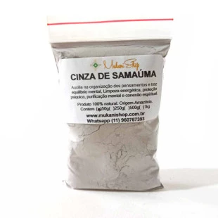 Cinza de Samaúma para rapé | Cinza Pura de Samauma Peneirada