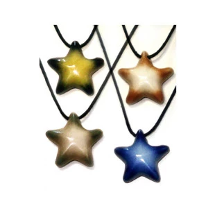 Colar Difusor Pessoal Estrela - varias cores