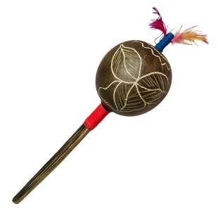 Maraca Shipibo Folha Médio