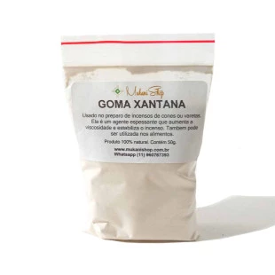 Goma Xantana em Pó para Incenso | Espessante Xantana Natural Puro