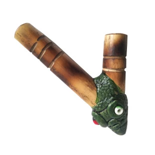 Kuripe aplicador de rapé | Auto Aplicador De Bambu Haux