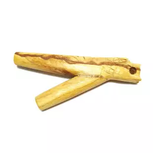 Kuripe Aplicador para Rapé | Auto aplicador de madeira Palo Santo