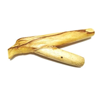 Kuripe Aplicador para Rapé | Auto aplicador de madeira Palo Santo