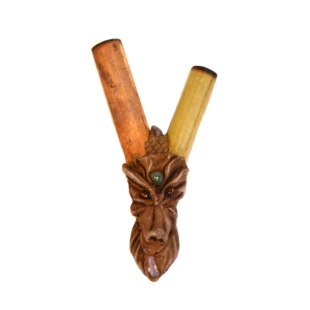 Kuripe para Rapé de Bambu-lobo