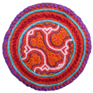 Tecido Shipibo Mandala Manich 