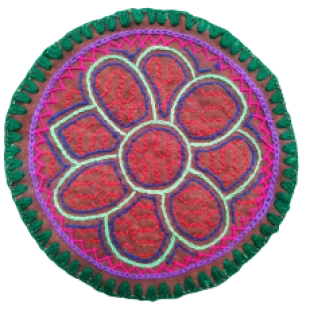 Tecido Shipibo Mandala Maná