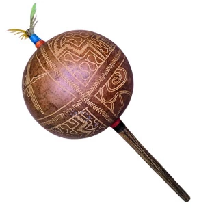 Maraca Shipibo Linas de Nazca Extra Grande