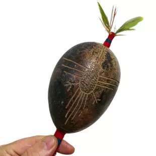 Maraca Shipibo Linhas de Nazca Médio