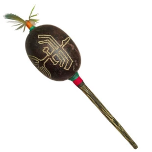 Maraca Shipibo Linhas de Nazca Médio