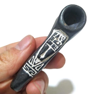 Cachimbo Pequeno de Cerâmica Andino | Cachimbo Artesanal Xamanico