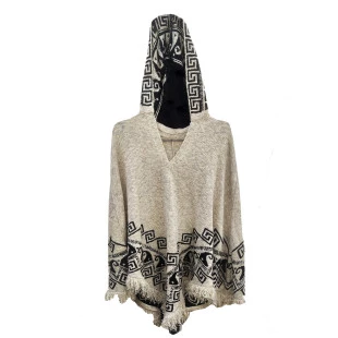 Poncho dos Andes Areia