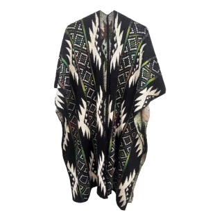 Poncho Aberto Lakota Verde