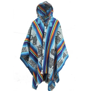 Poncho Andino-Azul