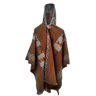 Poncho Andino-Marrom