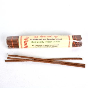 Incenso Tibetano de Ervas-Sandalo e Jasmim