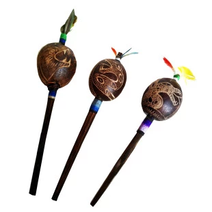 Maraca Shipibo Serpente