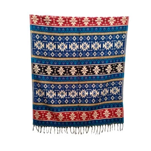 Lenço do Himalaia | Lã de Iaque Lakota Azul