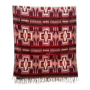 Lenço do Himalaia | Lã de Iaque Lakota Vermelho