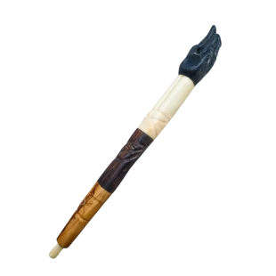 Cachimbo Condor de Pedra Machu Picchu, osso, tucum e Palo Santo para Tabaco | Chanupah Sagrada 