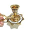Castiçal de Bronze e Madrepérola | Suporte Candelabro de Vela