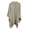 Poncho Aberto Areia