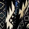 Poncho Aberto Lakota Azul