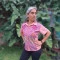 Camisa Shipibo Rosa Bordada