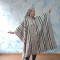 Poncho Andino Cinza