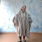 Poncho Andino Cinza